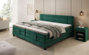 Familien Boxspringbett Noela 220/240x200 elektrisch verstellbar in Samt