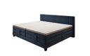 Familien Boxspringbett Noela 220/240x200 elektrisch verstellbar in Samt