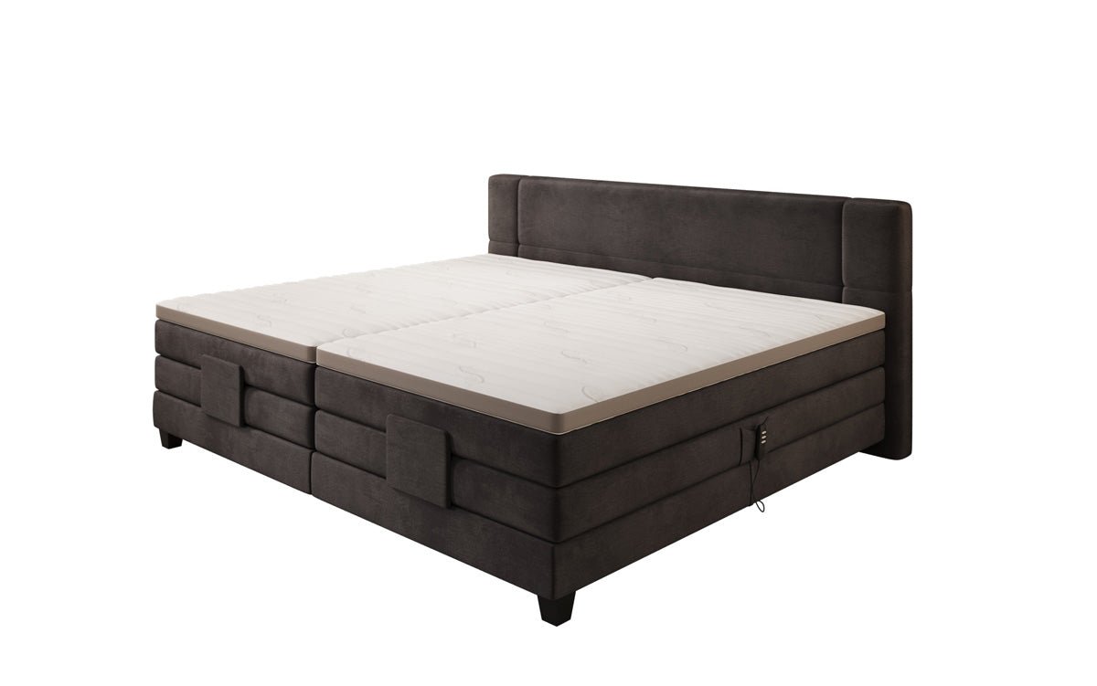 Famillje Boxspringbett Noela 220/240x200 elektresch justéierbar a Samt