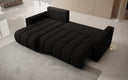 Designer-Ecksofa Giulio mat Schlof- a Klappfunktioun a Bouclé