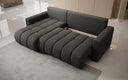 Designer-Ecksofa Giulio mat Schlof- a Klappfunktioun a Bouclé