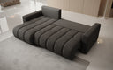 Designer-Ecksofa Giulio mat Schlof- a Klappfunktioun a Bouclé