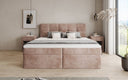 Boxspringbett Cozy II a Cord mat Stauraum