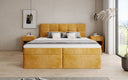 Boxspringbett Cozy II a Cord mat Stauraum