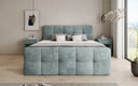 Boxspringbett Cozy a Cord mat Späicherplaz