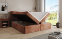 Boxspringbett Cozy II a Cord mat Stauraum