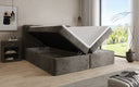 Boxspringbett Cozy II a Cord mat Stauraum