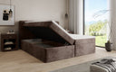 Boxspringbett Cozy II a Cord mat Stauraum