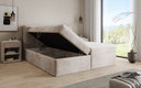 Boxspringbett Cozy II a Cord mat Stauraum