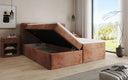 Boxspringbett Cozy II a Cord mat Stauraum