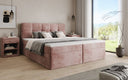 Boxspringbett Cozy II a Cord mat Stauraum