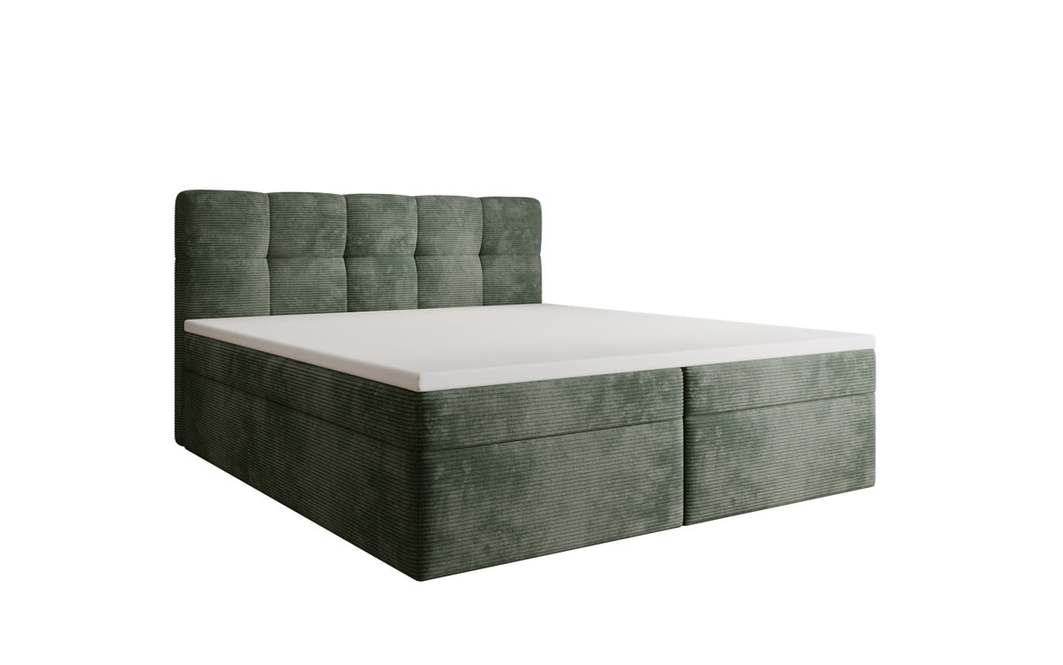 Boxspringbett Cozy II in Cord mit Stauraum