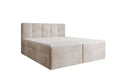 Boxspringbett Cozy II a Cord mat Stauraum