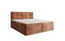 Boxspringbett Cozy II a Cord mat Stauraum