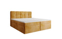 Boxspringbett Cozy II a Cord mat Stauraum