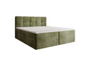 Boxspringbett Cozy II a Cord mat Stauraum