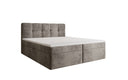 Boxspringbett Cozy II a Cord mat Stauraum
