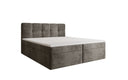 Boxspringbett Cozy II a Cord mat Stauraum