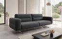 Designer-Sofa Torino 3-Sëtzer a Bouclé