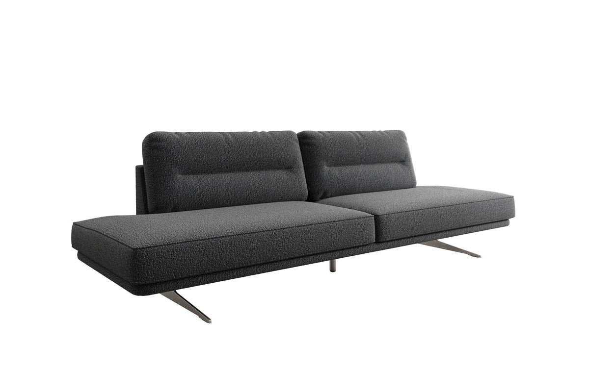 Canapé design Torino 3 places Open en Bouclé