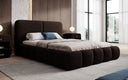 Designer-Polsterbett Lolita a Bouclé mat Stauraum