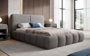 Designer-Polsterbett Lolita a Bouclé mat Stauraum