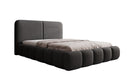 Designer-Polsterbett Lolita a Bouclé mat Stauraum