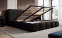 Designer-Polsterbett Lolita a Bouclé mat Stauraum