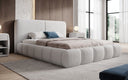 Designer-Polsterbett Lolita a Bouclé mat Stauraum