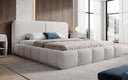 Designer-Polsterbett Lolita a Bouclé mat Stauraum