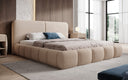 Designer-Polsterbett Lolita a Bouclé mat Stauraum