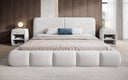 Designer-Polsterbett Lolita a Bouclé mat Stauraum