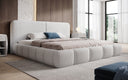Designer-Polsterbett Lolita a Bouclé mat Stauraum