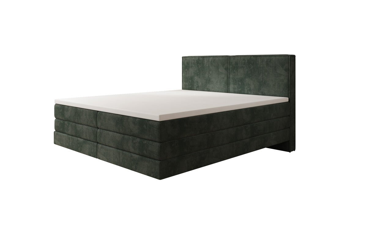 Boxspringbett Elara mit Schwebeoptik in Cord