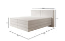 Lit boxspring Ophelia à effet flottant en Velours