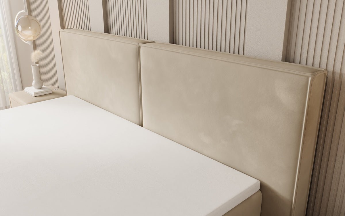 Ophelia Box Spring Bed with Floating Effect in Velvet