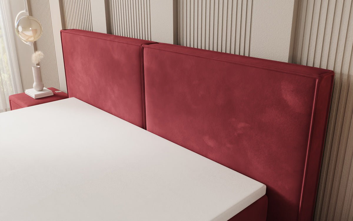 Ophelia Box Spring Bed with Floating Effect in Velvet