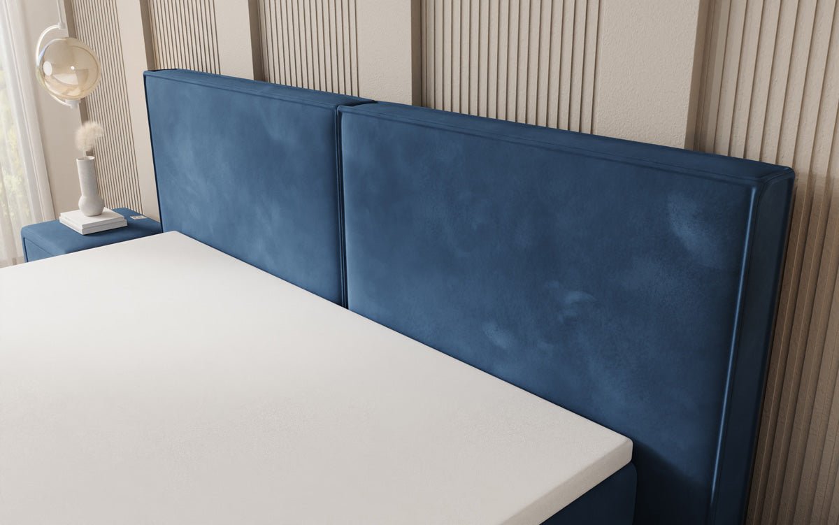 Ophelia Box Spring Bed with Floating Effect in Velvet