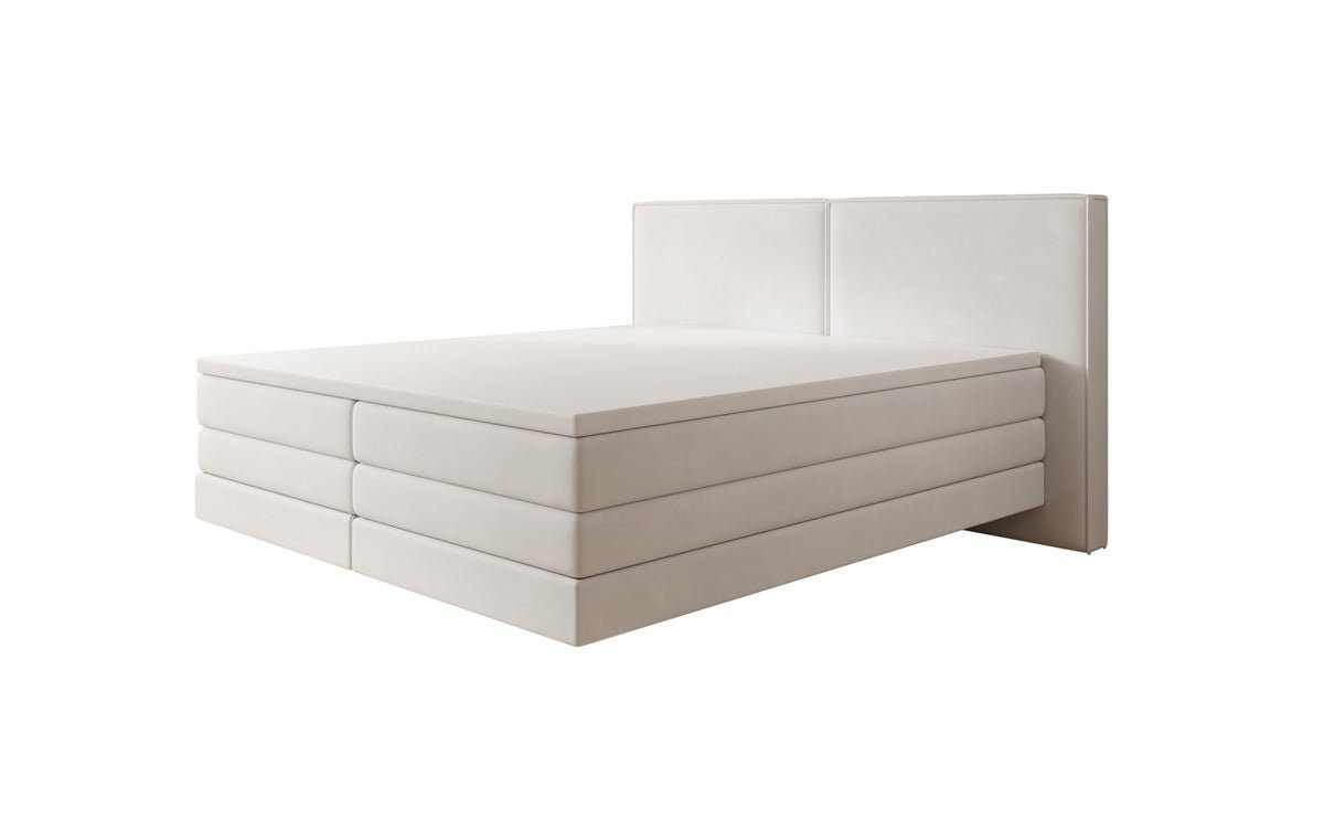 Ophelia Box Spring Bed with Floating Effect in Velvet