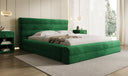 Designer Polsterbett Maren in Samt mit Stauraum