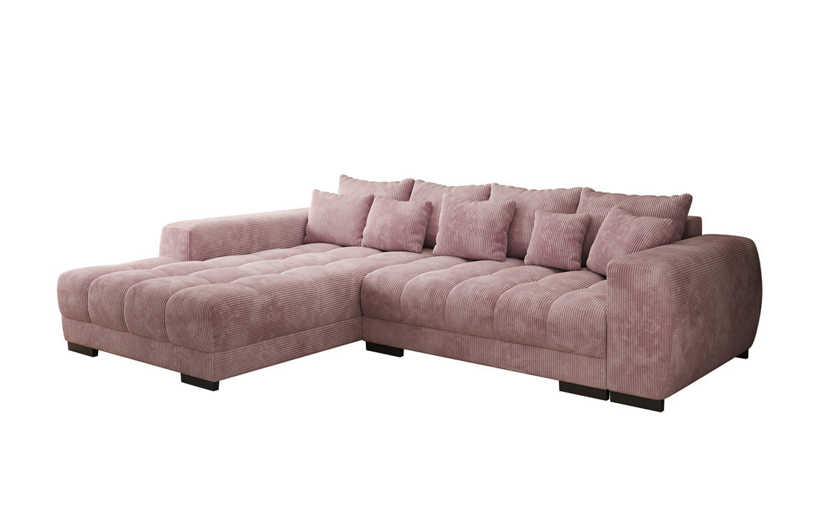 Designer Sofa Balu mit Schlaffunktion und Stauraum in Cord