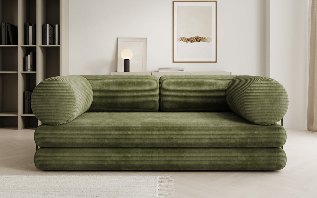 Designer-Sofa Lazy Tube 3-Sëtzer a Cord