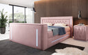 Divalo Box Spring Bed with TV Lift and Storage Space