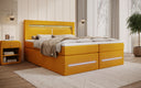 Boxspringbett Minera mat LED, USB an Späicherplatz