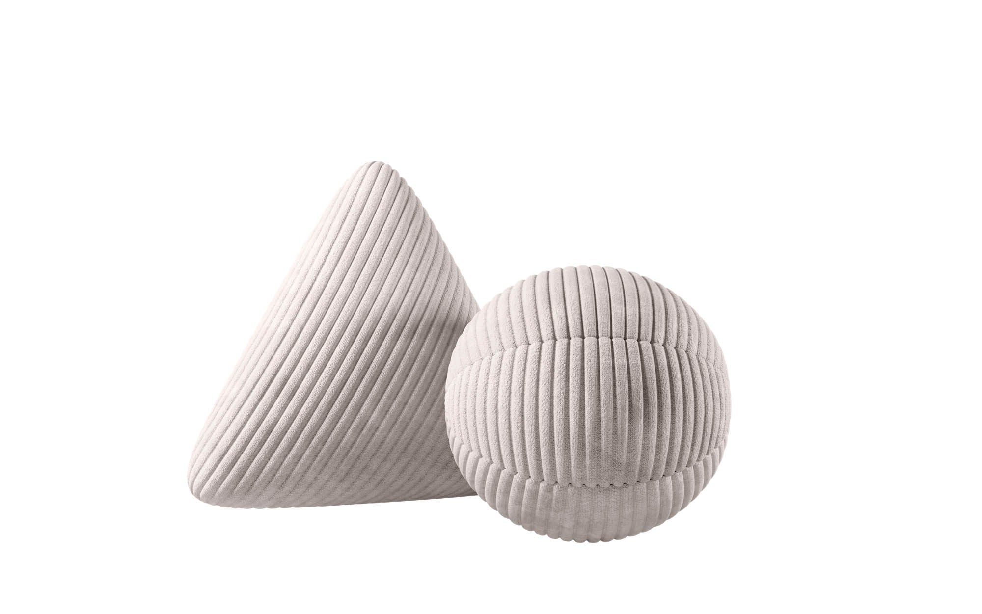 Zierkëssen-Set Globe/Nook aus Cord