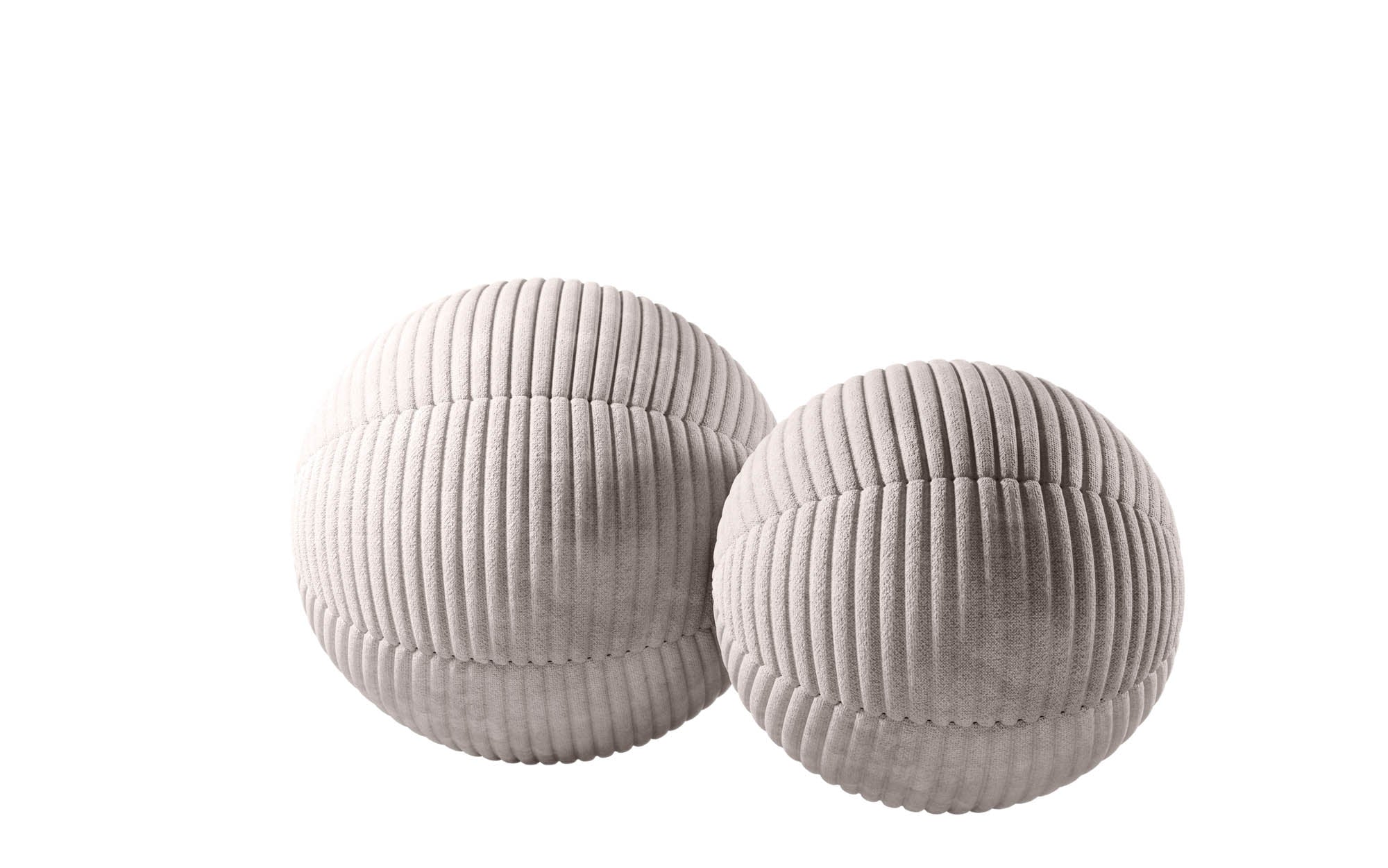 Zierkëssen-Set Globe/Sphere aus Cord