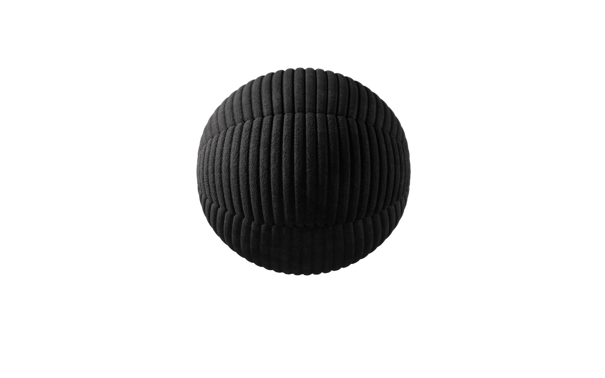 Rundes Zierkissen Globe ⌀28 aus Cord