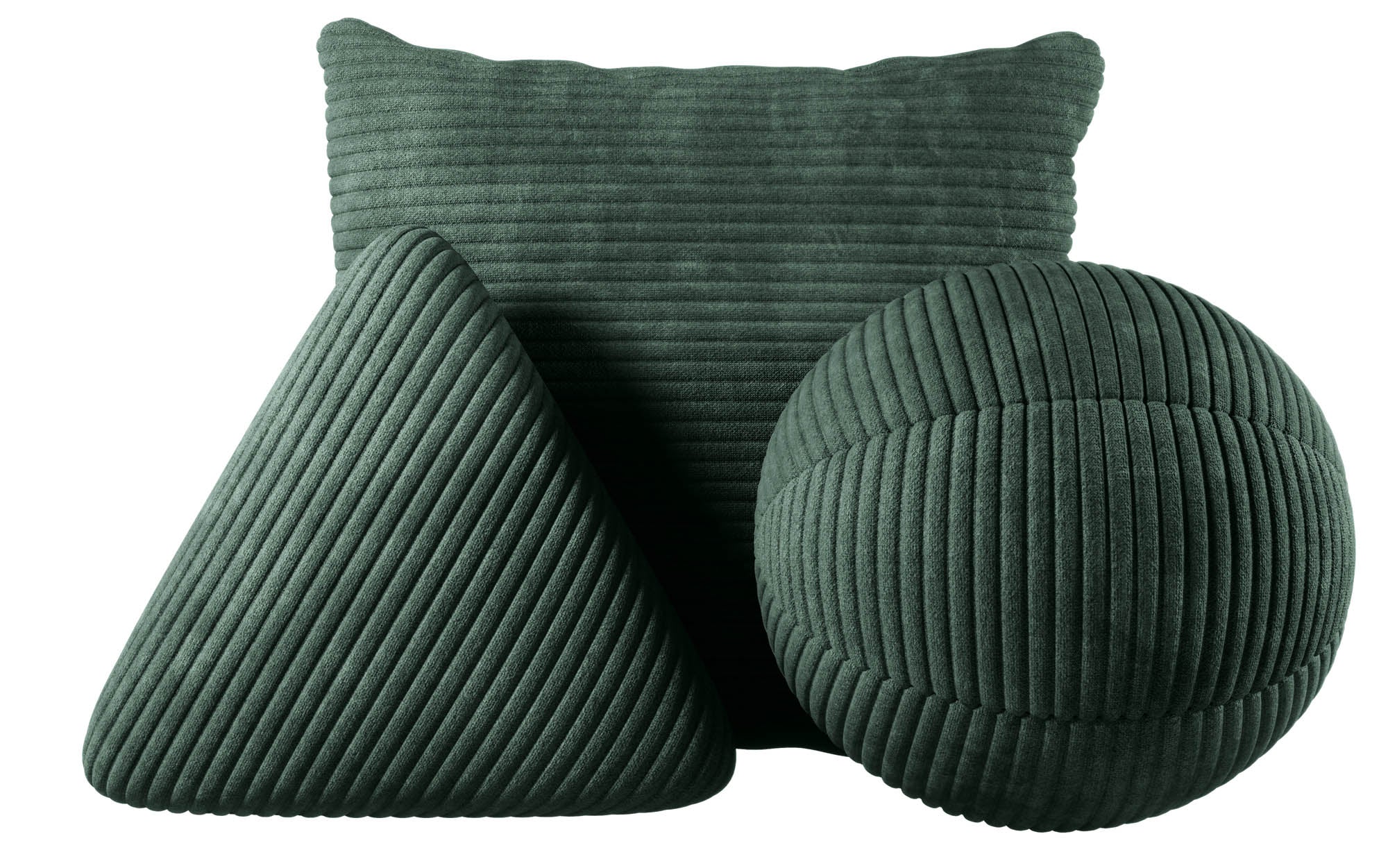 Zierkëssen-Set Gava/Sphere/Nook aus Cord