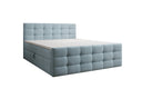 Boxspringbett Luxor Samt mit Stauraum