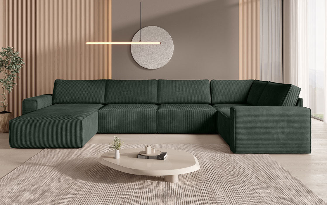 Modular Sofalandschaft U Yuma aus Cord